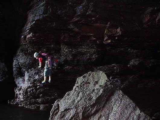 Is this climbing or caving?  © Mark Davis