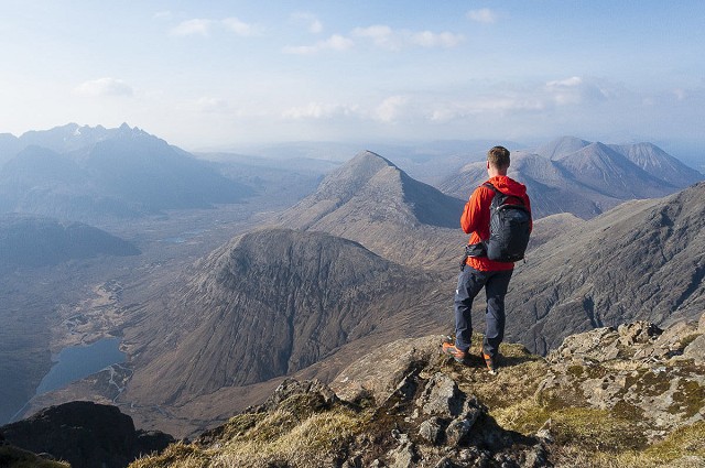 The northern Cuillin and the Red Cuillin from Bla Bheinn  © Dan Bailey - UKHillwalking.com