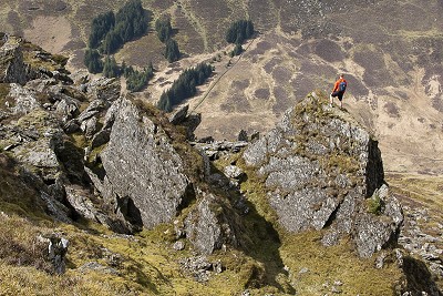 This classic landslip terrain is worth a detour from the path  © Dan Bailey - UKHillwalking.com