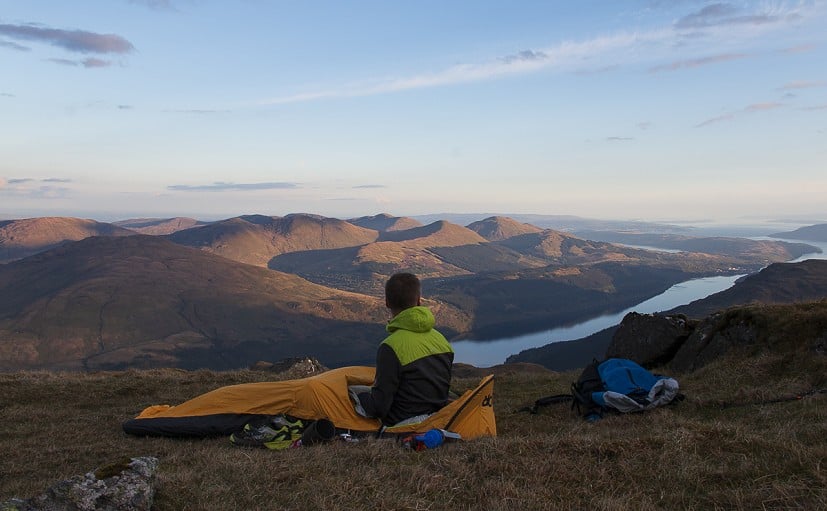 Lighter than a tent, slightly more palatial and protective than a standard bivvy  © Dan Bailey