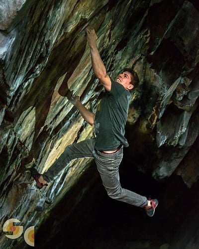 Orrin Coley on the Limit Breaker (Font 8B+)  © Iain Brown