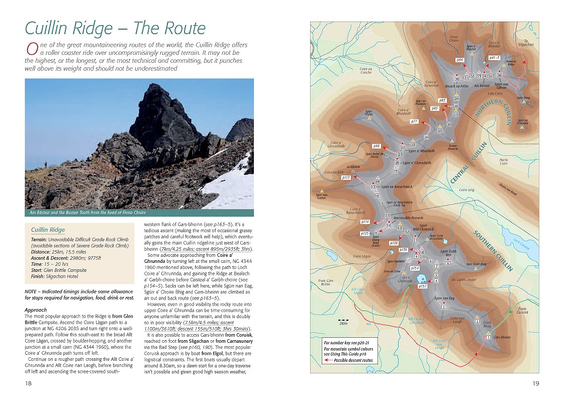 The Cuillin - Sample Page  © Mica Publishing