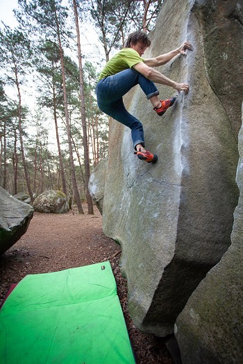 XS Grip Rubber makes for sensitive shoe whilst smearing  © UKC Gear