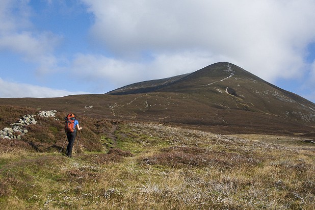 The path on Carn Liath, Beinn a' Ghlo, is a scar visible for miles  © Dan Bailey