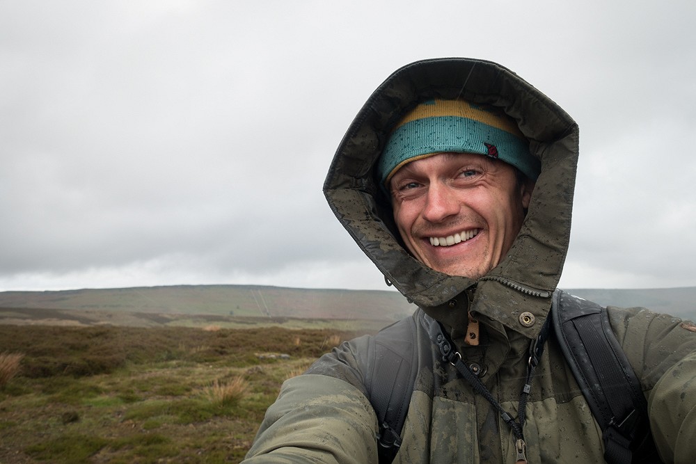 All in the name of 'testing', out on a truly wet/grim day  © UKC Gear