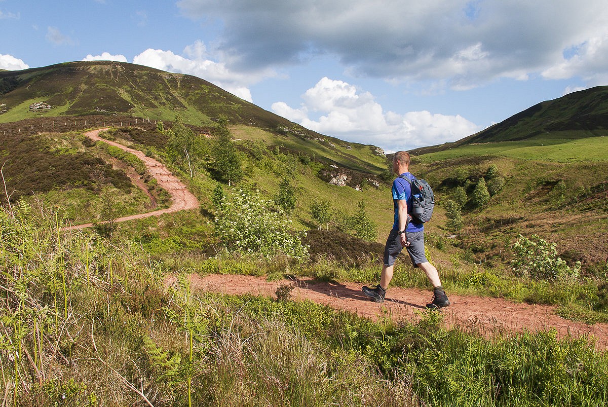 A warm afternoon in the Lomond Hills, but I'm not too sweaty in these Suilvens  © Dan Bailey