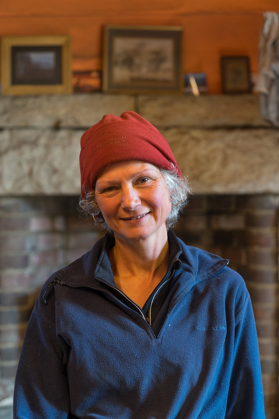 Nicky Spinks at home in her kitchen  © David Lintern