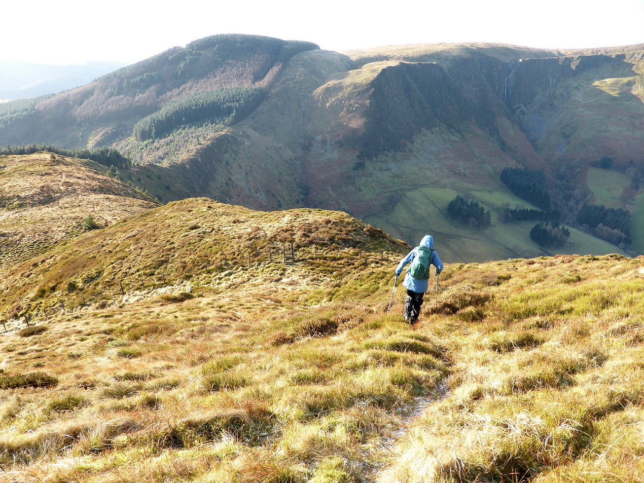 Wild, little-trodden hills predominate in mid Wales  © Rebecca Brough