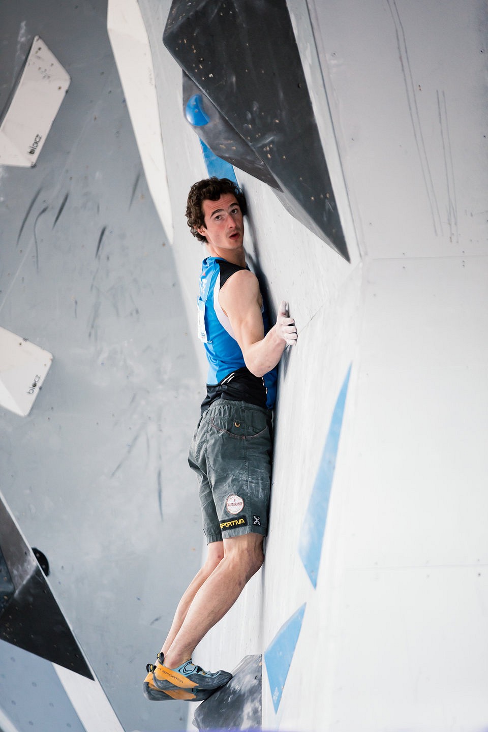 Adam Ondra set his sights on the overall win, but came just 5 points short.  © Dark Sky Media