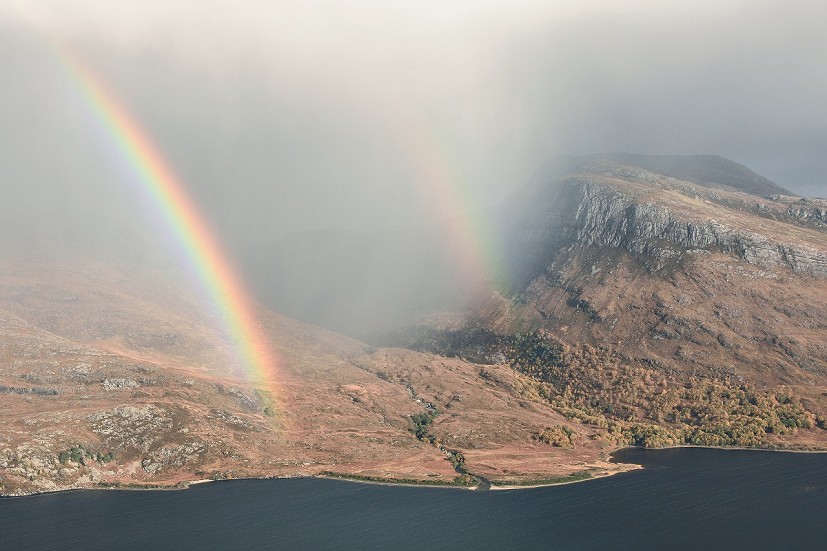 A squall over Loch Maree - this image was taken between torrential showers  © James Roddie