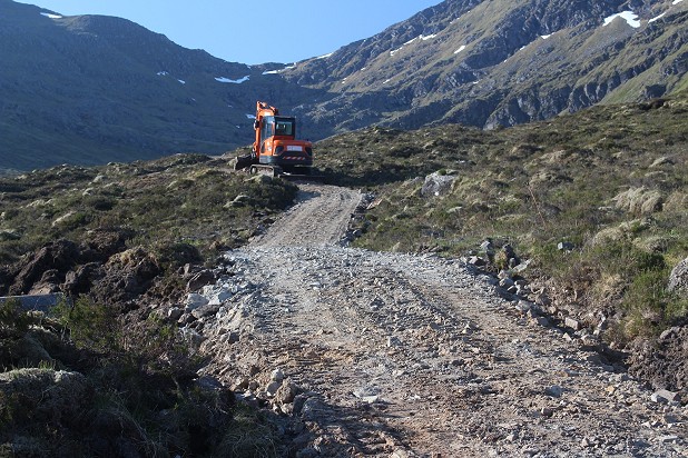 New tracks, such as this one near Achnashellach, are appearing everywhere under the planning radar  © Tim Hall
