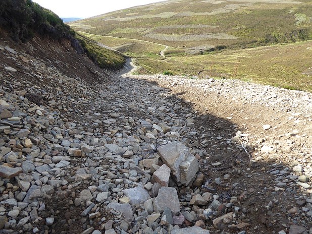 This mess on the Dinnet Estate in the Cairngorms required no planning oversight  © Nick Kempe