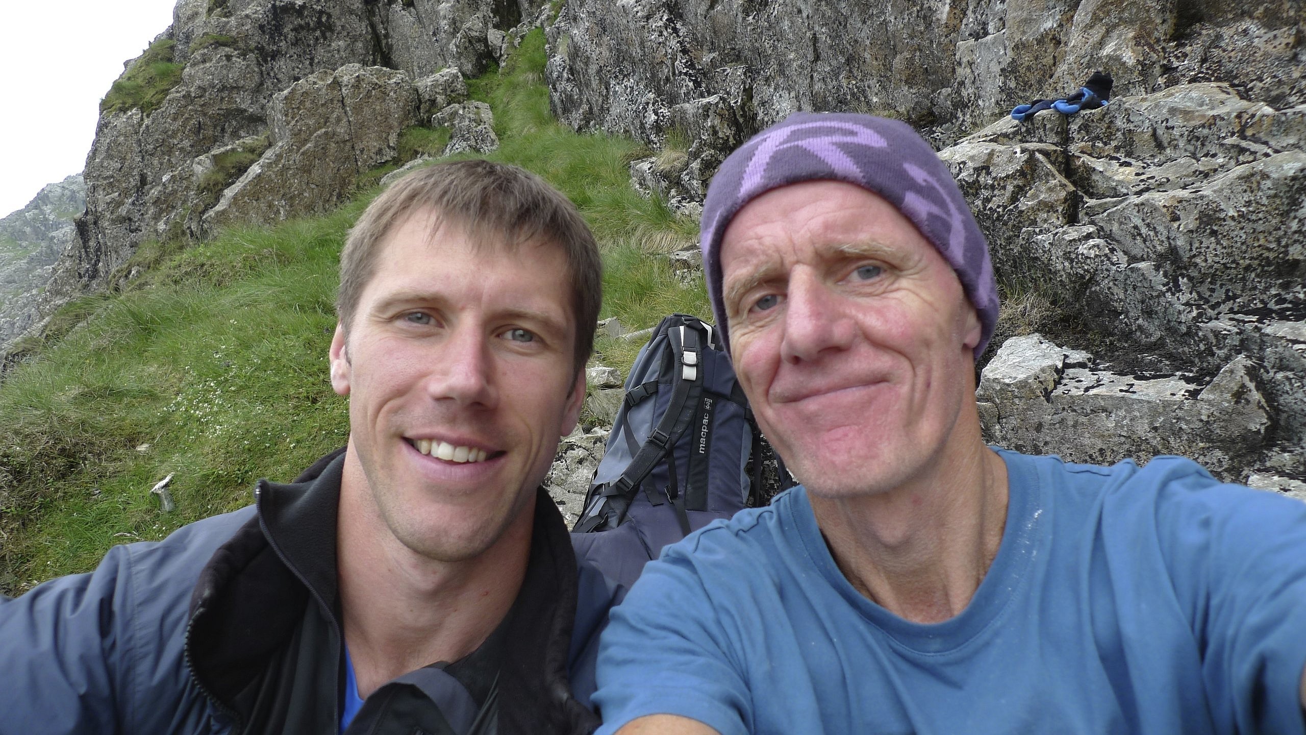 Scafell (2013) – shortly after the first ascent of Thy Will be Done (E8 6c).   © Matheson collection.
