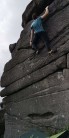 Photos from my repeat of Pert Wall on my first outdoor climbing trip at Stanage