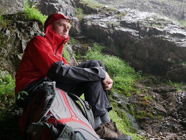 Escaping a thunderstorm on Aonach Dubh North Face  © UKC Gear