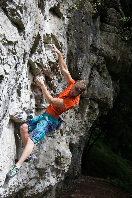 Just enough stiffness to be good for limestone  © UKC Gear
