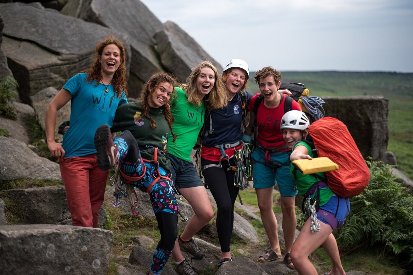 "The excitement and fun were tangible - you could almost feel it spreading from person to person along the gritstone edges"  © Charlie Low Photography