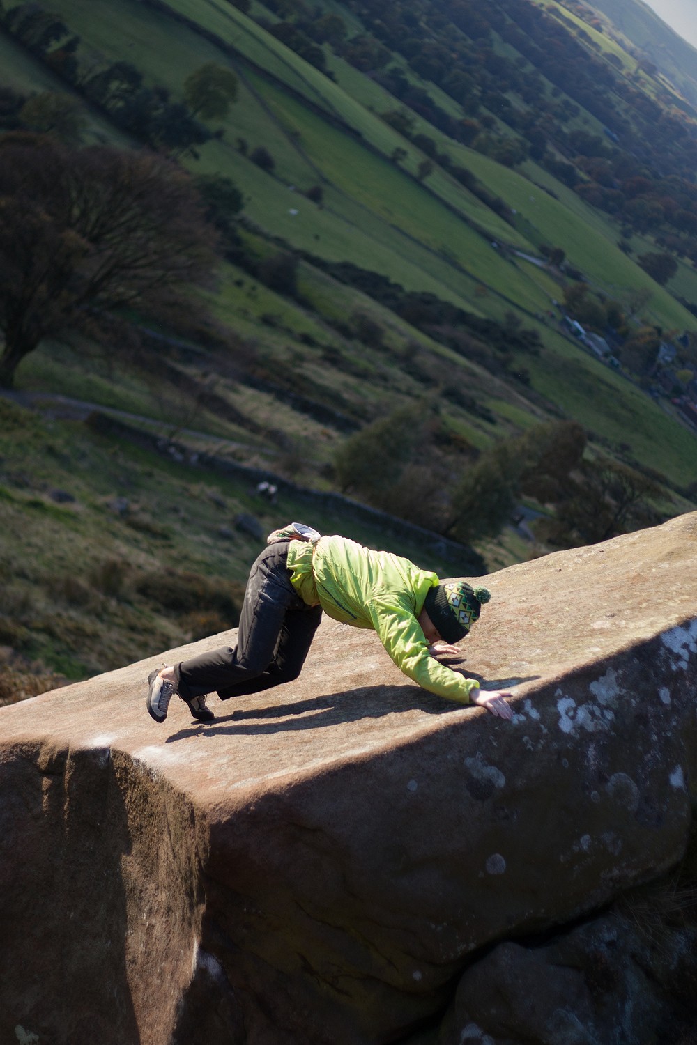 Duncan Campbell on Trust 7A, The Roaches.  © Rob Greenwood
