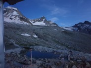 View from the V.E. hut below Grand Paradiso
