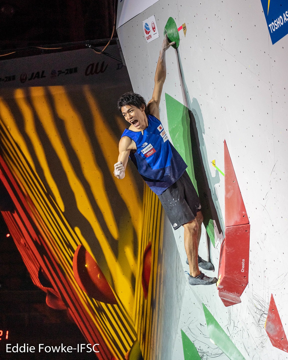 Tomoa Narasaki: a force to be reckoned with in 2020.  © Eddie Fowke/IFSC