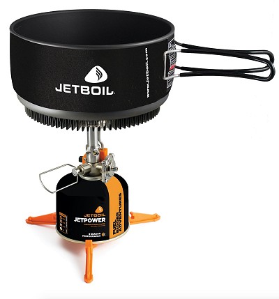 MightyMo with FluxRing Cooking Pot  © Jetboil