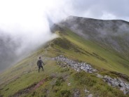 The ridge from Ladyside Pike to Hopegill head.