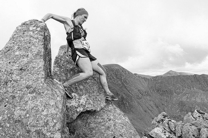 Women's running has come a long way - Keri Wallace on the Pinnacle Ridge extreme 2019&copy John Bamber  © John Bamber
