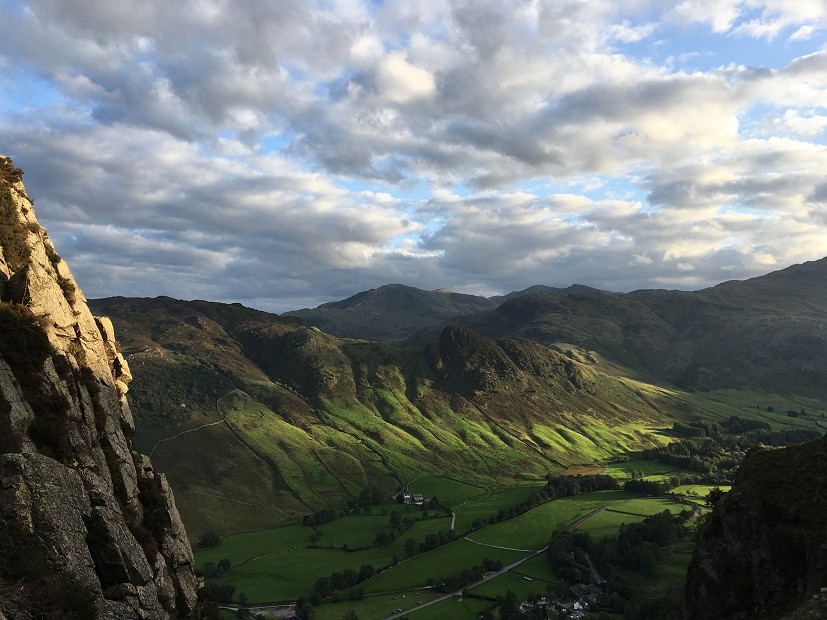 Langdale from White Ghyll.  © Huw Davies
