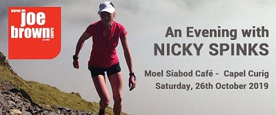 Nicky Spinks Talk - Capel Curig 26/10/19  © Joe Browns/The Climbers Shop