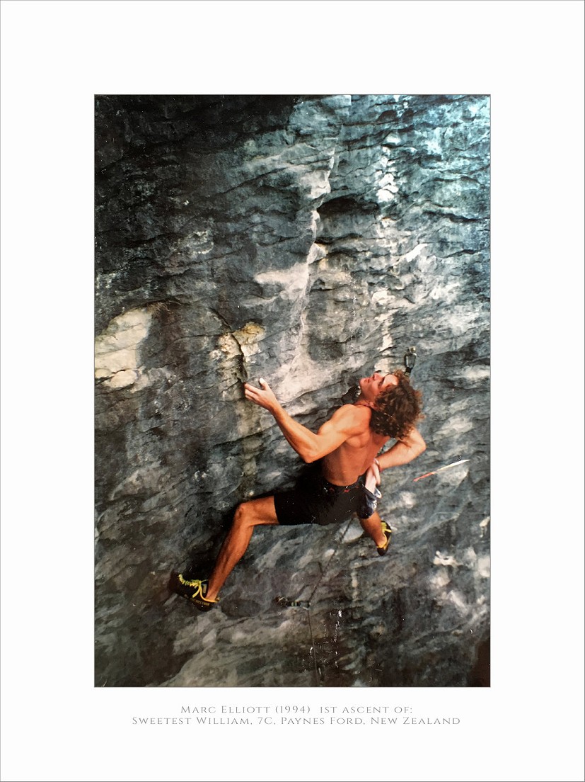 First Ascent of Sweetest William -1994  © Marc Elliott