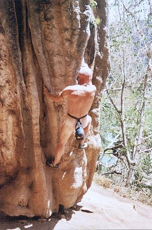 Climbing: Andy Peters does it naturally