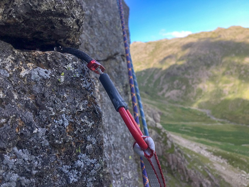 A Red Dragonfly on Esk Buttress - a tiny little break which not much else would fit in  © UKC Gear