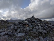 Cairn on summit of St Sunday Crag