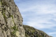 Jeremy Wilson on Sadgill Wall (HS) at Buckbarrow Crag - Longsleddale (from Lake District Climbs Rockfax).
