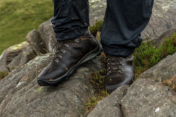 They're a nice, light-ish, wide-fitting leather boot at a decent price  © Richard Prideaux