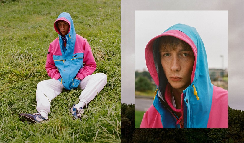A look from the new Berghaus Dean Street range, honouring its youth culture heritage.  © Berghaus