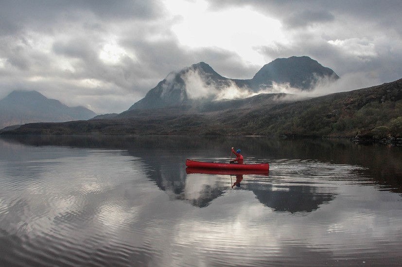 Out on a remote loch, you're miles from everything and everyone  © Mal Grey