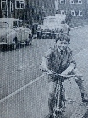 Gary with his first bike  © Gary Gibson Collection