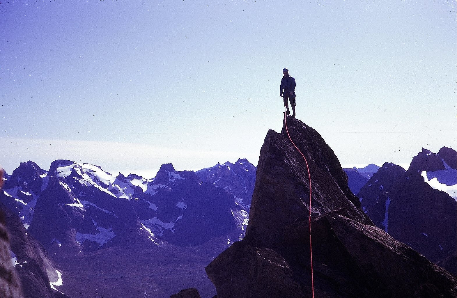 Summit of 'Matterhorn C' in South Greenland, first ascent July 1975  © Removed User