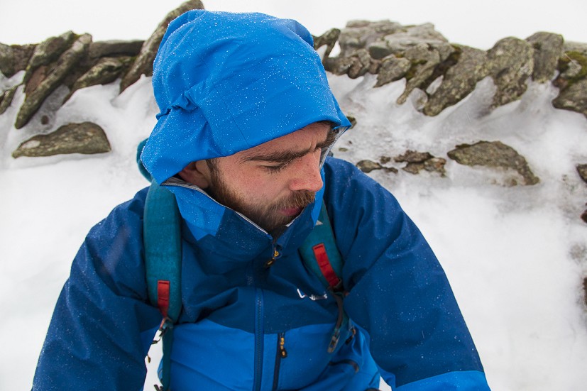 It's not top of the range Gore-Tex Pro, but the fabric still seems to perform well in most situations  © Dan Bailey
