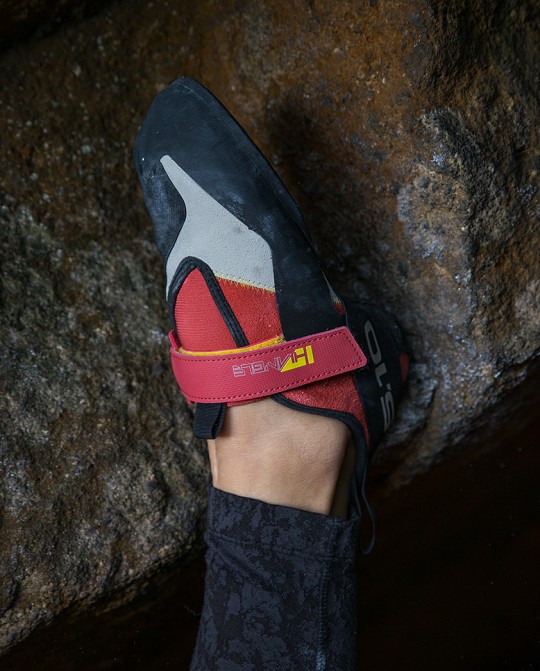 A well fitting low volume heel enables secure hooking  © UKC Gear