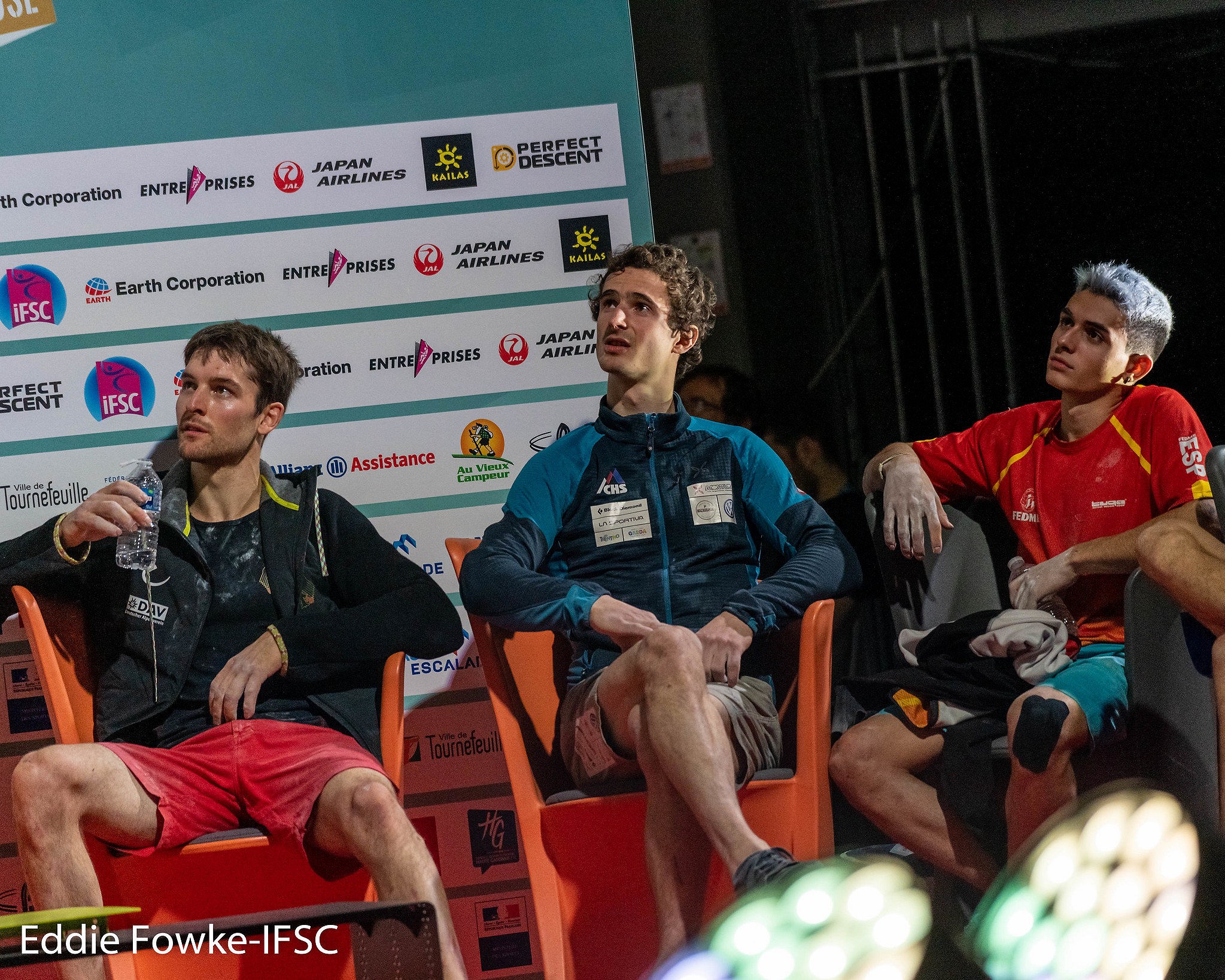 With so much riding on each competitor's ranking, all eyes were on the Lead wall.  © Eddie Fowke/IFSC