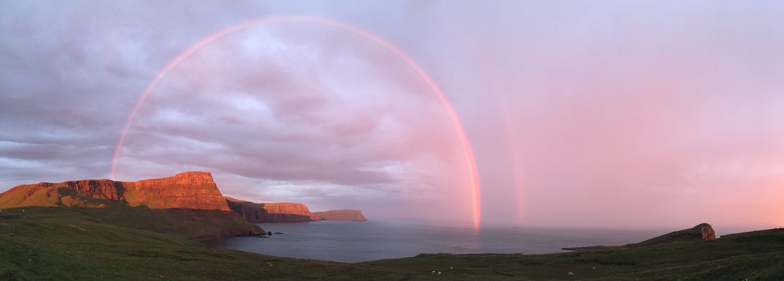 Rainbow over Neist Point.  © Sarah-Jane Dobner