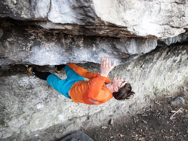 The problem was first climbed by Dan Varian in 2009  © Marsha Balaeva