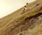 My Pa, Body belaying, back in the day