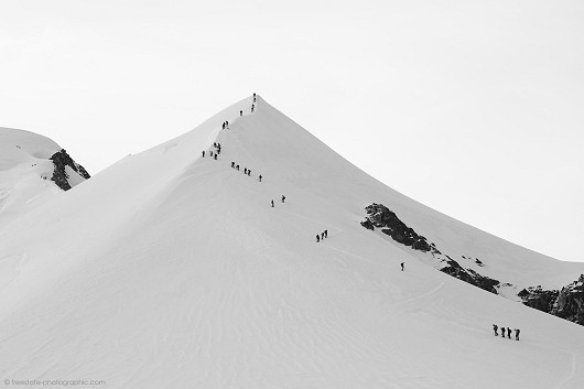 Daily routine on Mont Blanc  © freestate