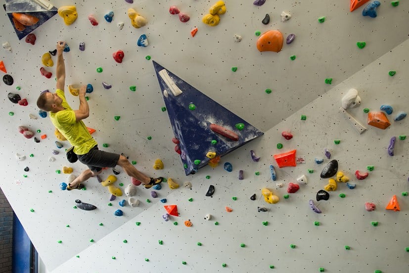 Easy circuits are ideal for practicing moving more fluidly  © Nick Brown - UKC