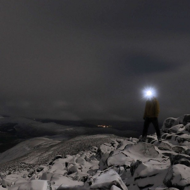 A weather-beating night time ascent of Schiehallion  © Kevin Woods