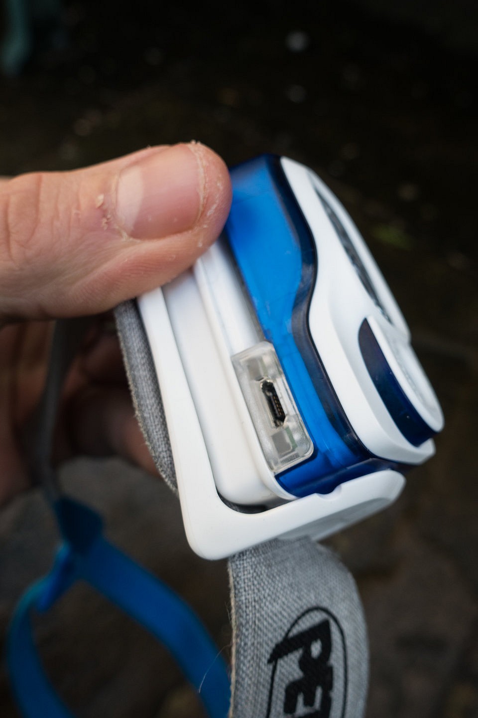 The USB charging point is easily accessed at all times  © UKC Gear