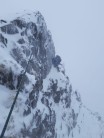 Dorsal Arête - Not ideal conditions